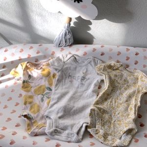 Summer print and “happy girl” onesie Bundle by Carter’s